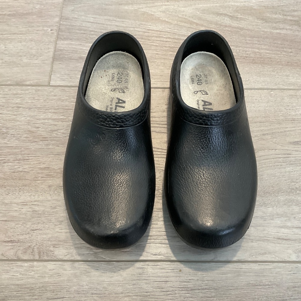 BIRKENSTOCK ALPRO Black Clog Size 6